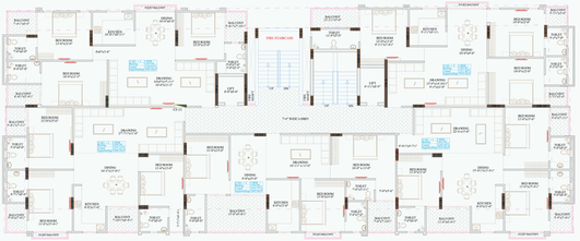 Floor Plan of Ruheen Shree in Jagatpura, Jaipur - Image 143917