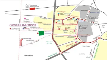 Location of Ashiana Manglam Rangoli Gardens - Image 143954