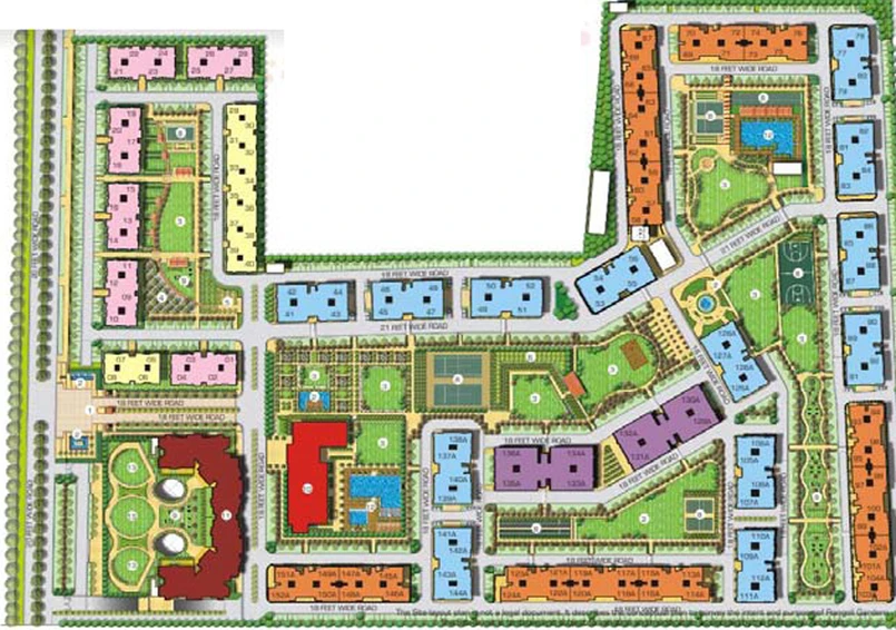 Master Plan of Ashiana Manglam Rangoli Gardens in Vaishali Nagar, Jaipur - Image 143955