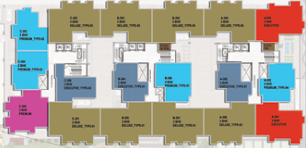 Floor Plan of GKB Grace Prime in Ajmer Road, Jaipur - Image 143960