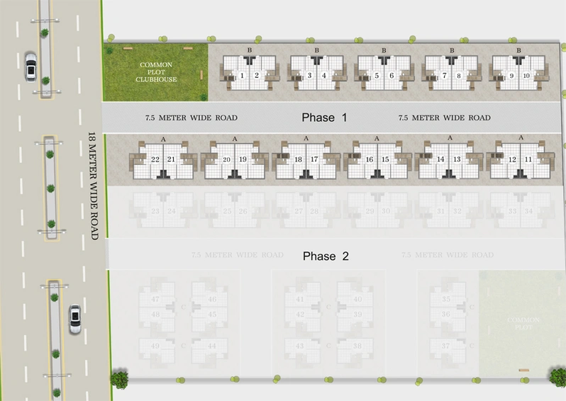 Master Plan of Rajlaxmi Darshan 1 in Ankhol, Vadodara - Image 94021
