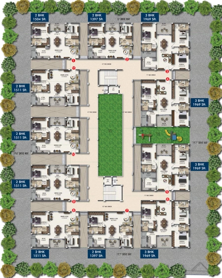 Master Plan of GKRS Bliss in Bandlaguda Jagir, Hyderabad - Image 144019