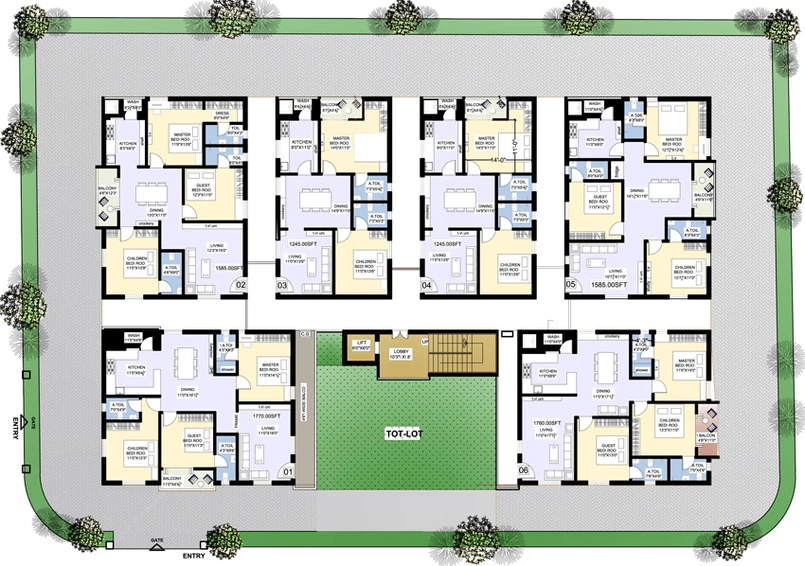 Master Plan of Ista Avenue in Kondapur, Hyderabad - Image 144059