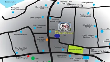 Location of APR Sapthagiri Residency - Image 144082