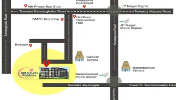 Location of Sri Brundavan Residency - Image 144130