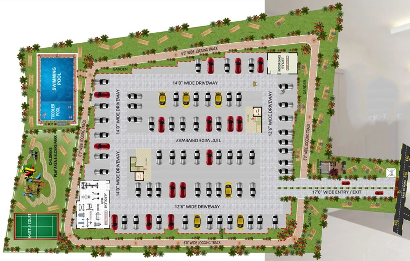 Master Plan of SLV Magnum in Bommanahalli, Bangalore - Image 144140