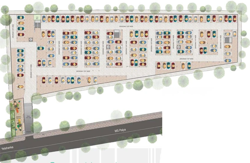 Master Plan of Sashank Aadya in Vidyaranyapura, Bangalore - Image 144168