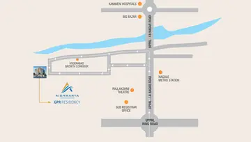 Location of Aishwarya GPR Residency - Image 144277