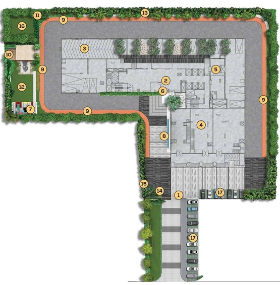 Master Plan of Harshpriya Solitaire in Khandagiri, Bhubaneswar - Image 94110