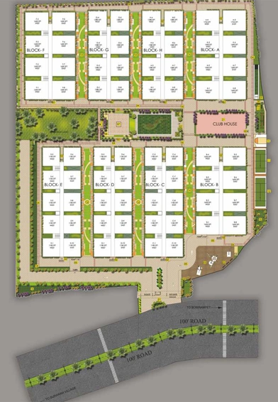 Master Plan of Jagsons Pride in Suraram, Hyderabad - Image 144310