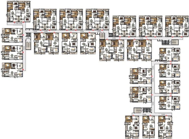 Floor Plan of Pavani Sarovar Phase 2 in Whitefield, Bangalore - Image 144318