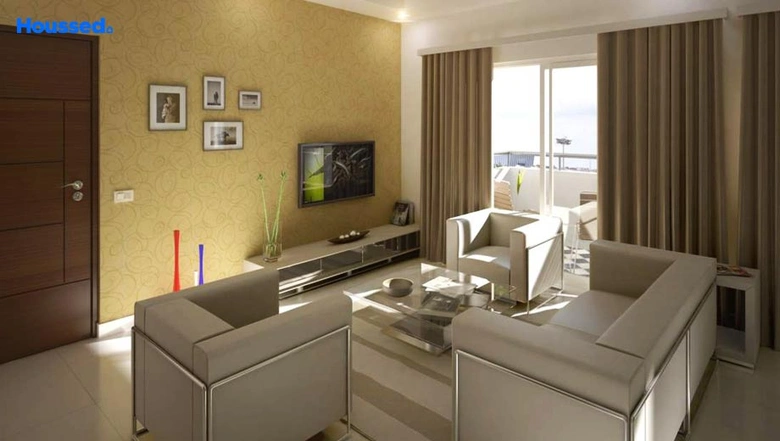 Living Room of Pramuk Aqua Heights in Electronic City, Bangalore - Image 144342