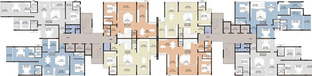 Floor Plan of Pramuk MM Meridian in Jayanagar, Bangalore - Image 144367