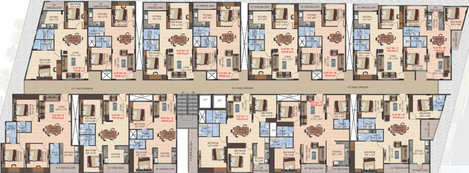 Floor Plan of Sashank Anutham in Vidyaranyapura, Bangalore - Image 144398