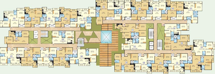 Floor Plan of S And S Trillium in Rayasandra, Bangalore - Image 144411