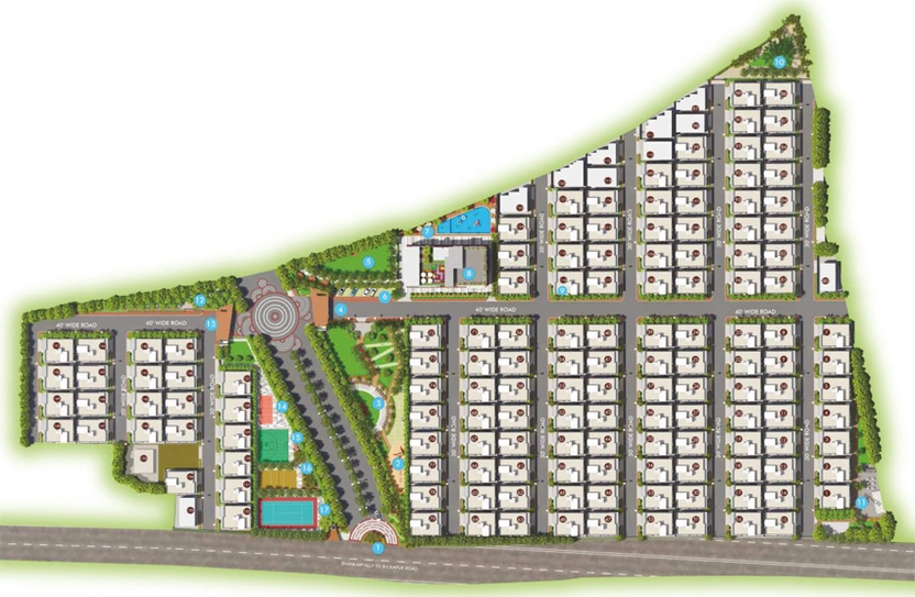 Master Plan of NDR Vipasa in Shankarpally, Hyderabad - Image 144455