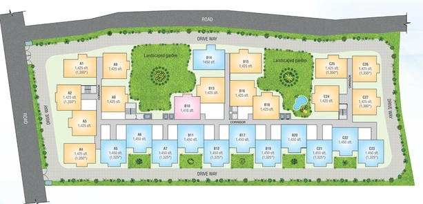Master Plan of Modi Nilgiri Heights in Pocharam, Hyderabad - Image 144472