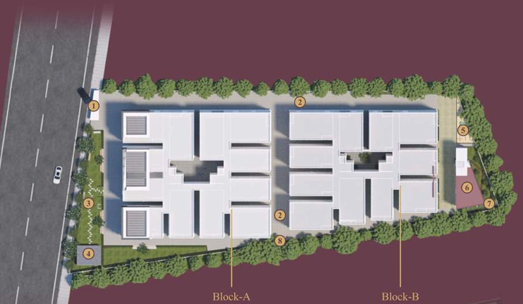 Master Plan of Nayan Nature Ville in Suchitra, Hyderabad - Image 144496