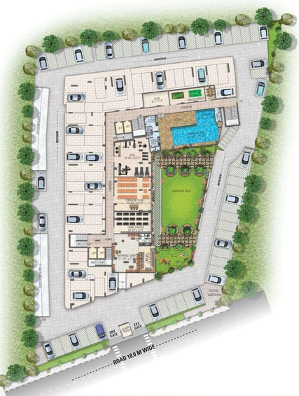Master Plan of Somya Sky Elite in Jagatpura, Jaipur - Image 144587