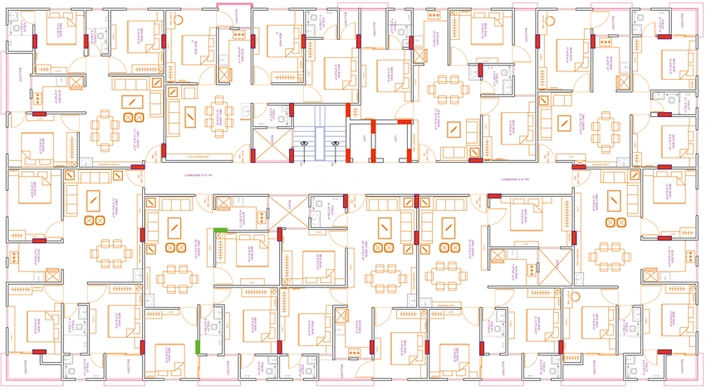 Floor Plan of Parth Residency 6 in Mansarovar, Jaipur - Image 144600
