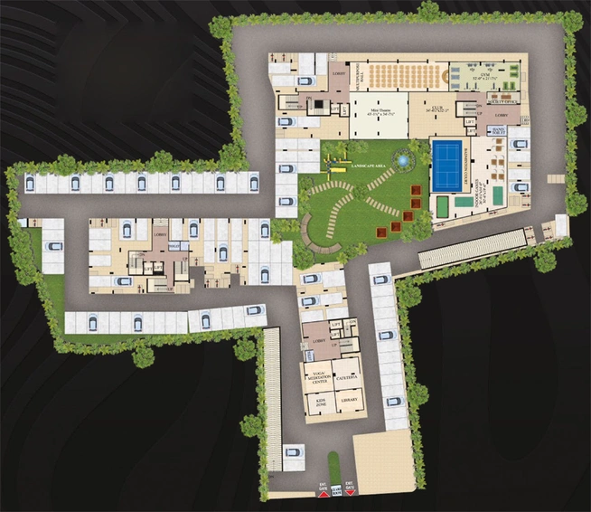 Master Plan of Melon The Palladium in Siddharth Nagar, Jaipur - Image 144628