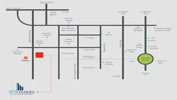 Location of Anukampa Sky Lounges - Image 144640