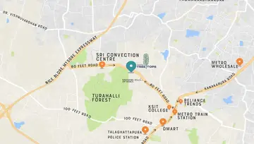 Location of Vistara Tree Tops - Image 144711