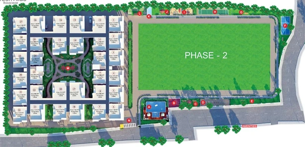 Master Plan of ARS Green Villae Rosaceae in Sompura, Bangalore - Image 144732