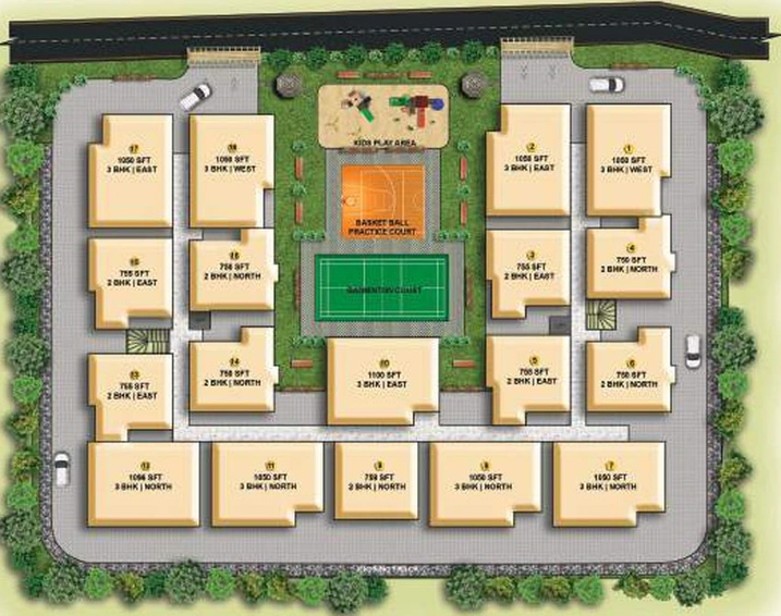 Master Plan of ARS Lifestyle in Kudlu Gate, Bangalore - Image 144739