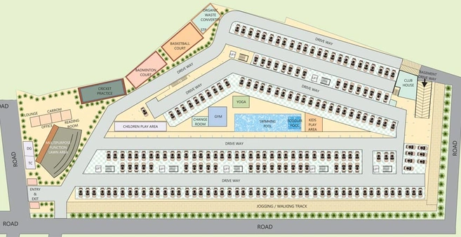 Master Plan of Roshan Gardenia in Uttarahalli, Bangalore - Image 144768
