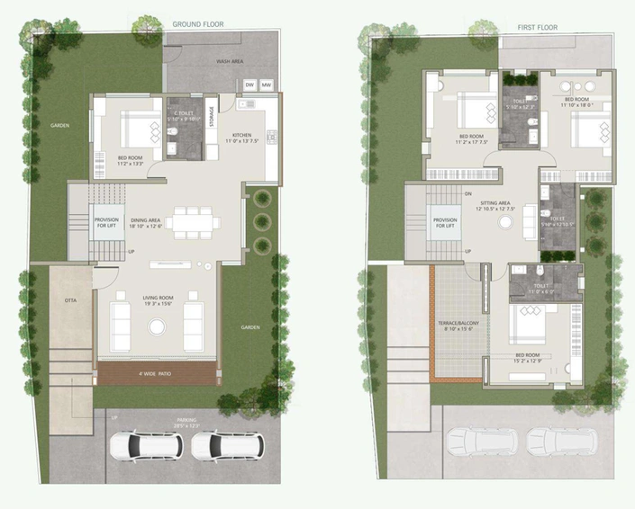4 BHK House/Villa in Silverline Tirth Villas in Bhayli Road, Vadodara - Image 665095