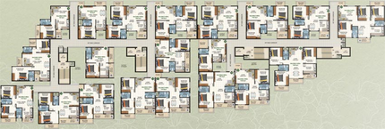 Floor Plan of RRL Nature Woods in Sarjapur, Bangalore - Image 144780