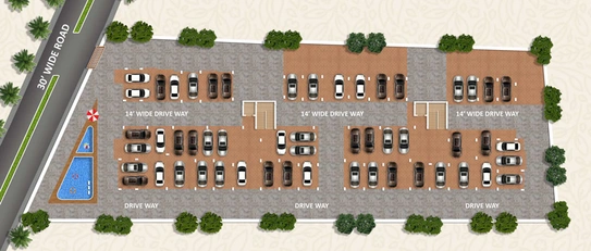 Master Plan of CBR Aavani in HSR Layout, Bangalore - Image 144794