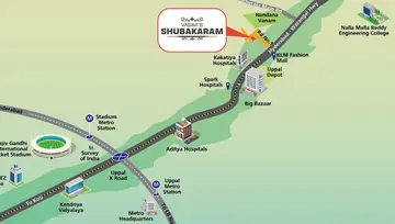 Location of Vasavi Shubakaram - Image 144825