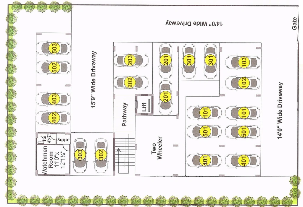 Master Plan of Vasavi Sri Vasam in Medipally, Hyderabad - Image 144845