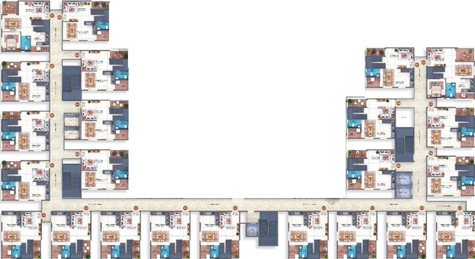 Floor Plan of Whitewings Aadya Heights in Budigere Road, Bangalore - Image 144885
