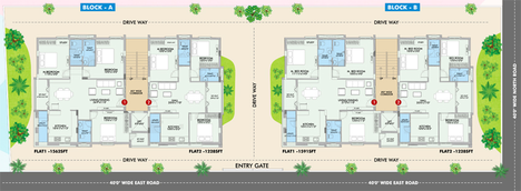 Master Plan of Hallmarks Amigo in Kondapur, Hyderabad - Image 144905