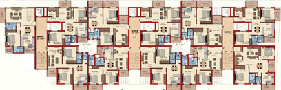 Floor Plan of Skygold Elegance in Hegde Nagar, Bangalore - Image 144928