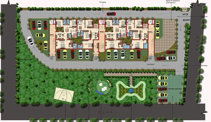 Master Plan of Skygold Elegance in Hegde Nagar, Bangalore - Image 144929