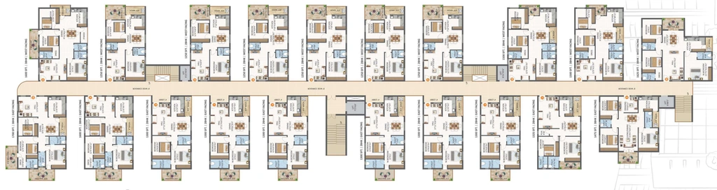 Floor Plan of Nayans Nature Springs in Kukatpally, Hyderabad - Image 144949
