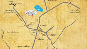 Location of Aratt Cityscapes Apartment - Image 144982
