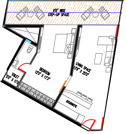 1 BHK Flat in Sahiti Suswara in Nanakramguda, Hyderabad - Image 808576
