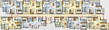 Floor Plan of Ambiant Asset Homes in HSR Layout, Bangalore - Image 145010