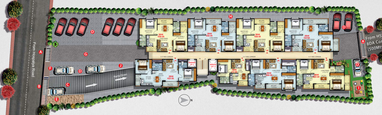 Master Plan of Ambiant Asset Homes in HSR Layout, Bangalore - Image 145011