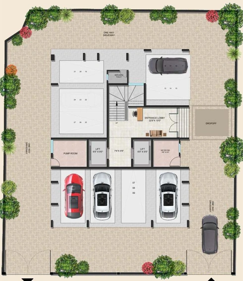 Master Plan of Empire Kingston in Mulund West, Mumbai - Image 93925