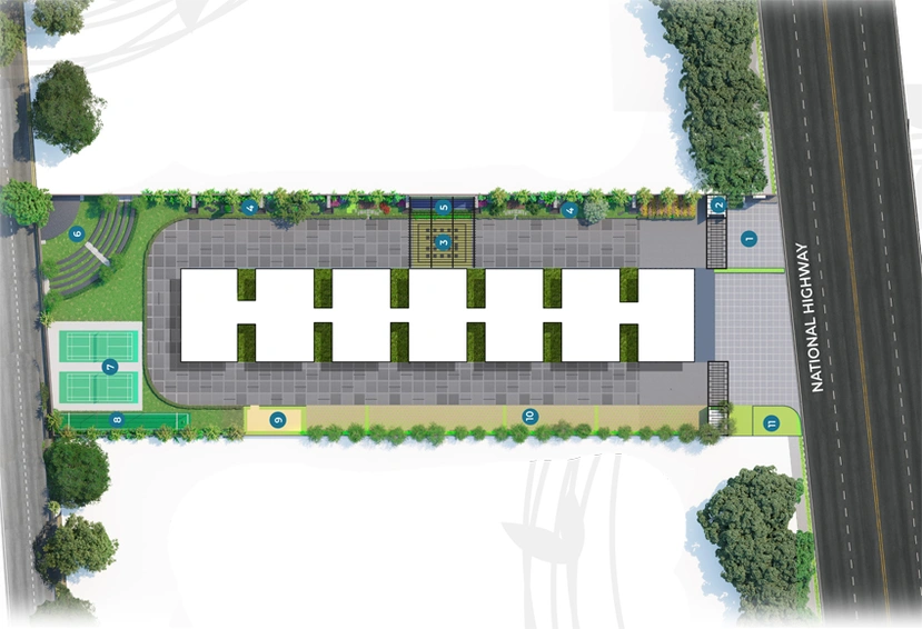Master Plan of Sandheera Bhavani High Nest in Isnapur, Hyderabad - Image 145055