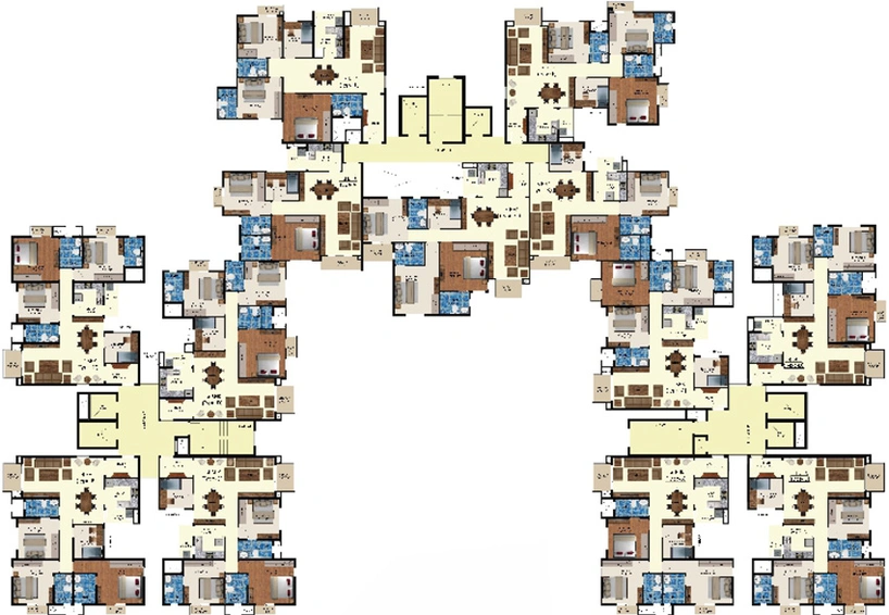 Floor Plan of Arge Urban Bloom in Yeshwanthpur, Bangalore - Image 145109