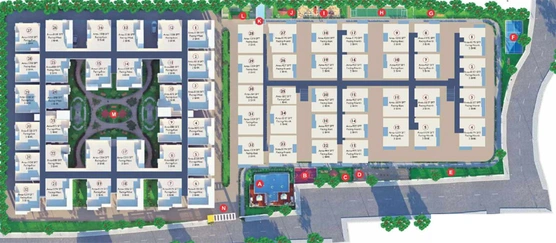 Master Plan of ARS Green Villae Raspberry in Sarjapur, Bangalore - Image 145136