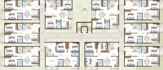 Floor Plan of RGM Athish Pride in Channasandra, Bangalore - Image 145142