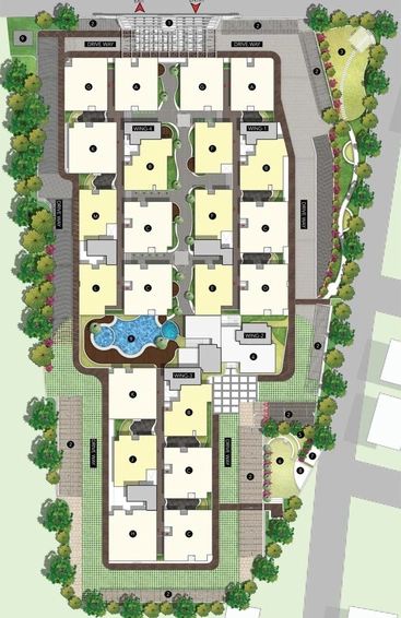 Master Plan of Suguna Pristine Square in Rajarajeshwari Nagar, Bangalore - Image 145169